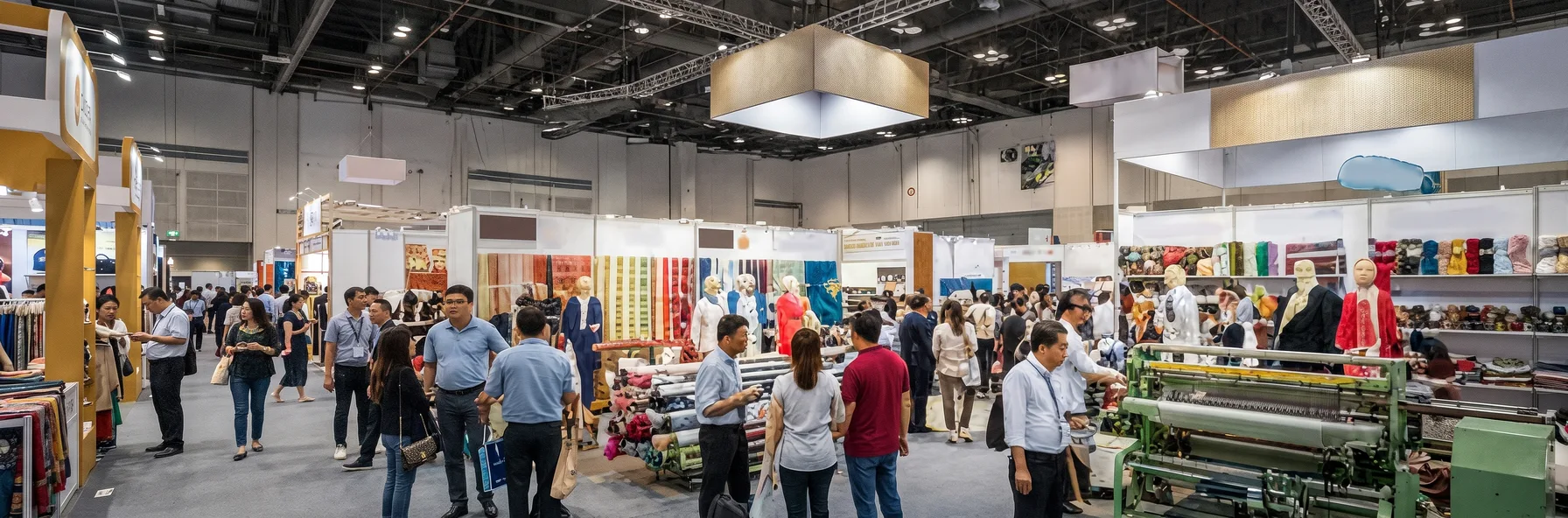 Warp & Weft Textile Fair key art